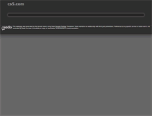 Tablet Screenshot of cs5.com